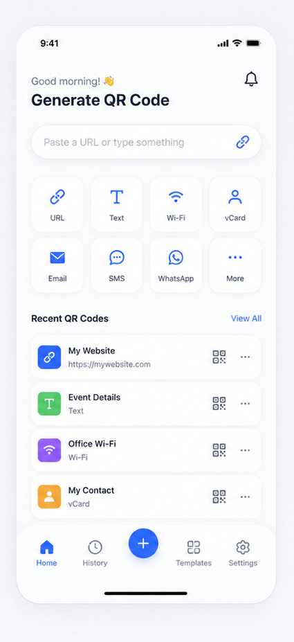 Generate any QR